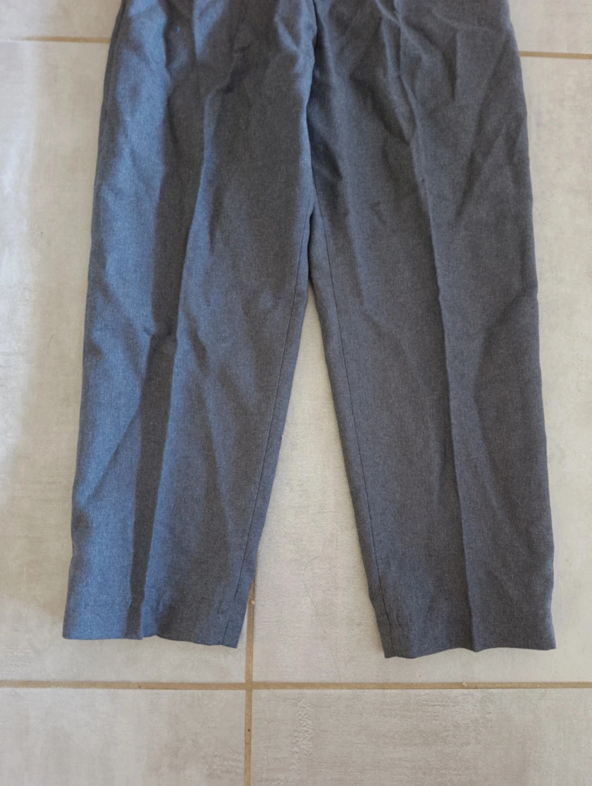 Calça social masculina cinza Easy Care T. 8 anos – Novo com etiqueta – photo 2
